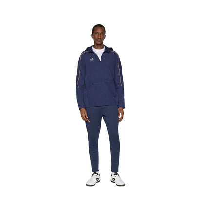 Navy-White - Lifestyle - Under Armour Mens Challenger Training Half Zip Jacket