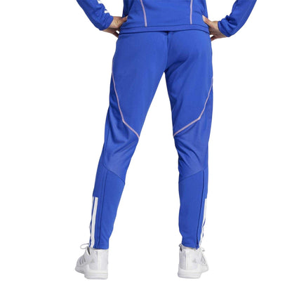 Lucid Blue - Back - Adidas Womens-Ladies France FFR Handball Tracksuit Bottoms