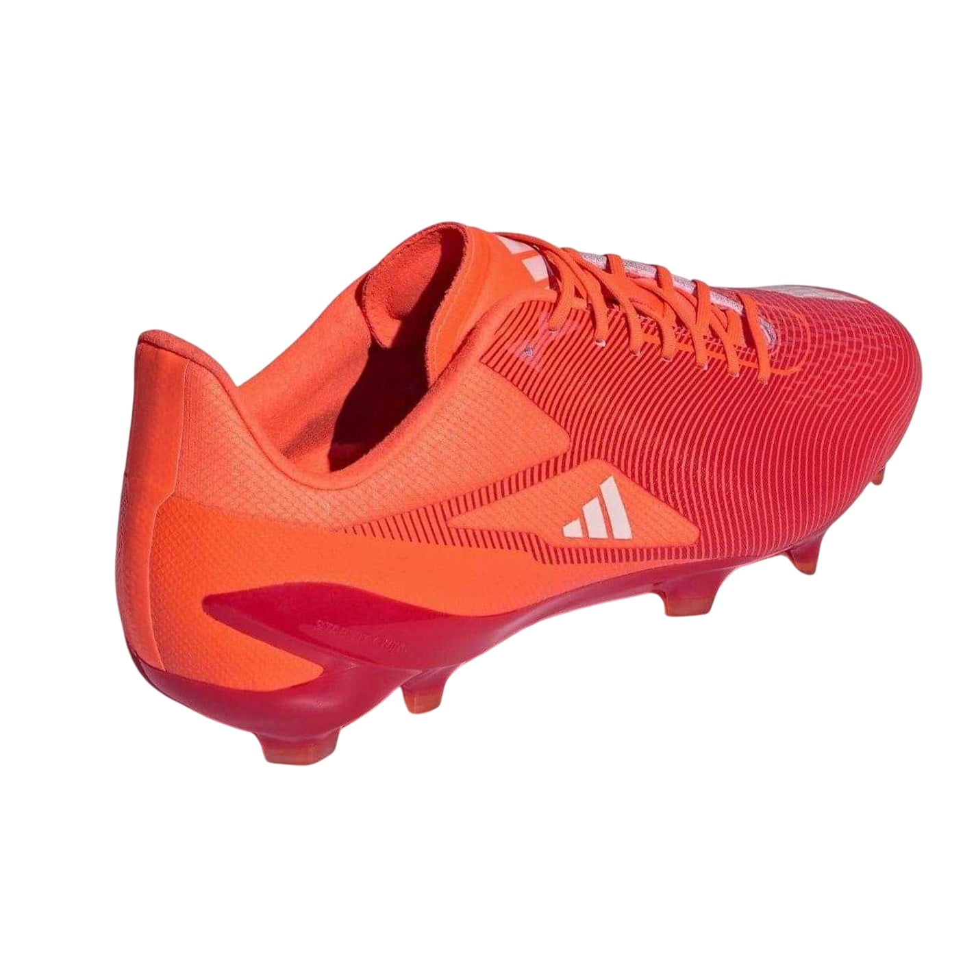 Red-White-Orange - Back - Adidas Mens Adizero Rs15 Ultimate Soft Ground Rugby Boots