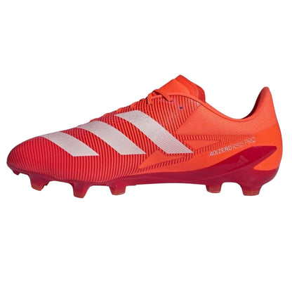 Red-White-Orange - Side - Adidas Mens Adizero Rs15 Ultimate Soft Ground Rugby Boots