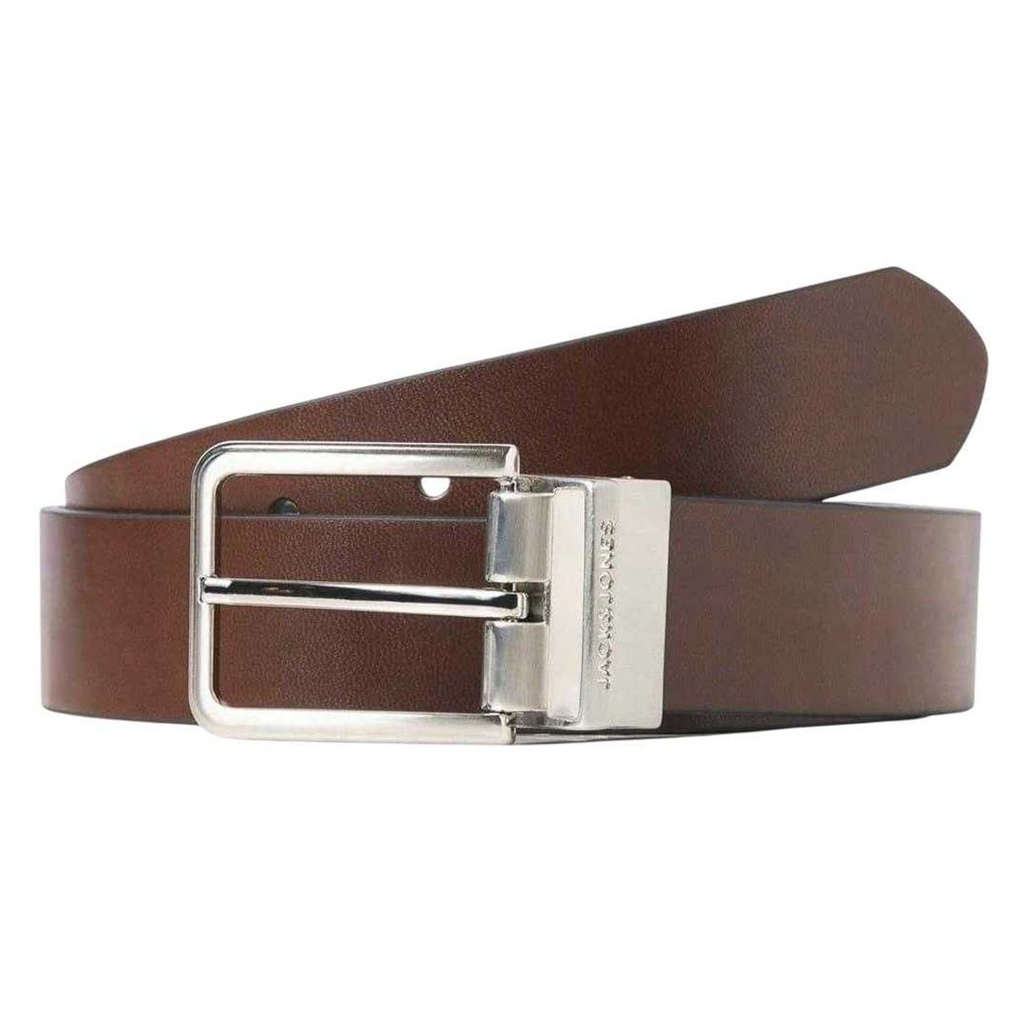 Brown Stone - Front - Jack And Jones Mens Jacgarda Reversible Belt