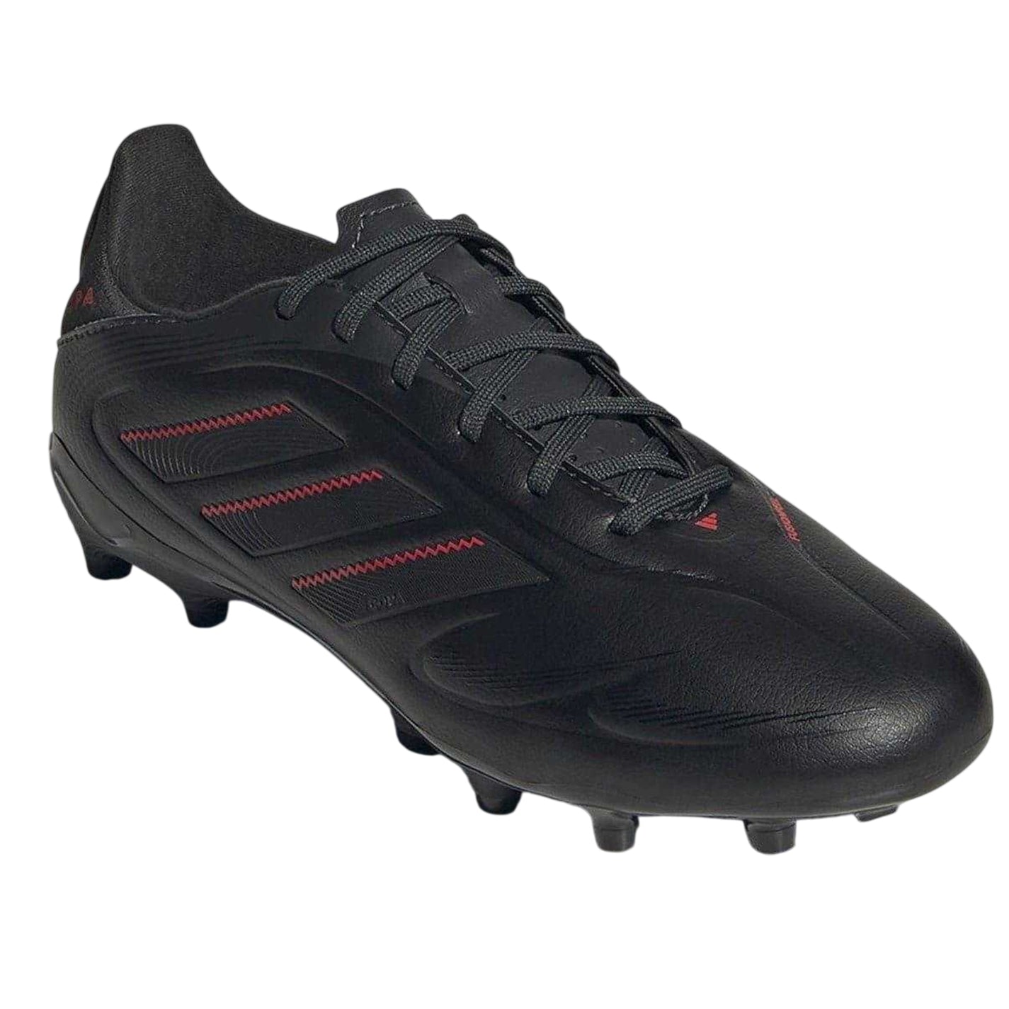 Black-Grey - Pack Shot - Adidas Childrens-Kids Copa Pure III League Firm Ground Football Boots