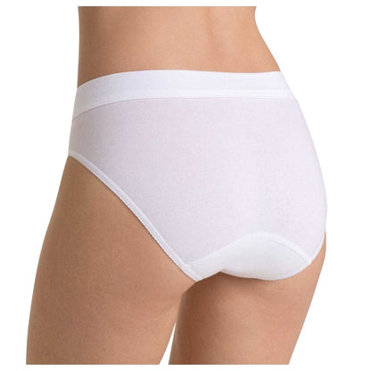 White - Back - Sloggi Womens-Ladies Comfort Tai Briefs