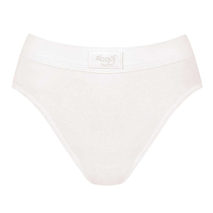 White - Front - Sloggi Womens-Ladies Comfort Tai Briefs