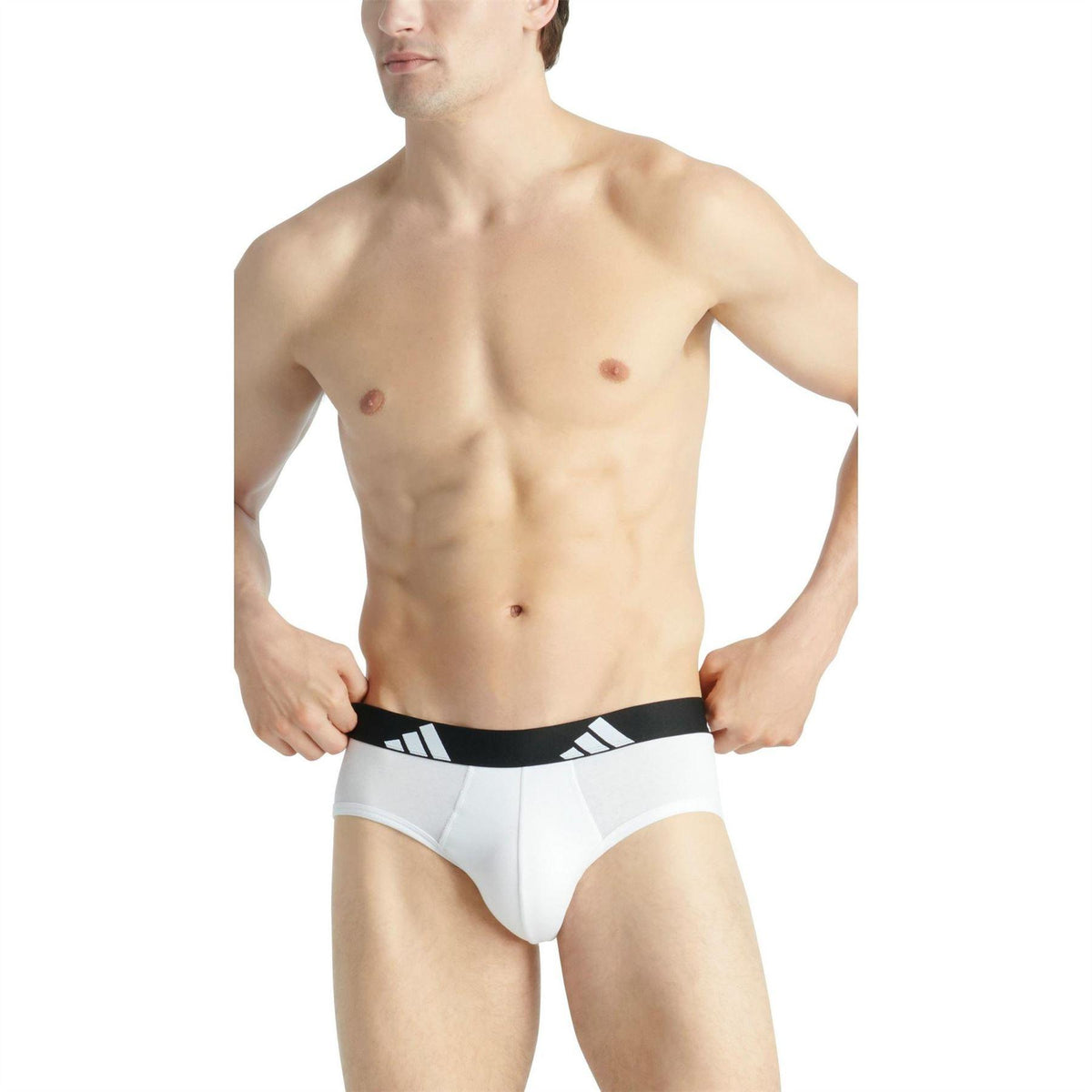 Black-White - Lifestyle - Adidas Mens Briefs (Pack of 3)