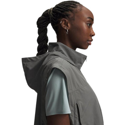 Green Clay - Side - Under Armour Womens-Ladies Hike Long-Sleeved Jacket