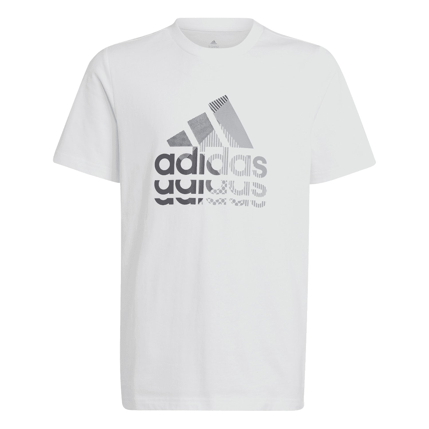 White - Front - Adidas Childrens-Kids Graphic T-Shirt