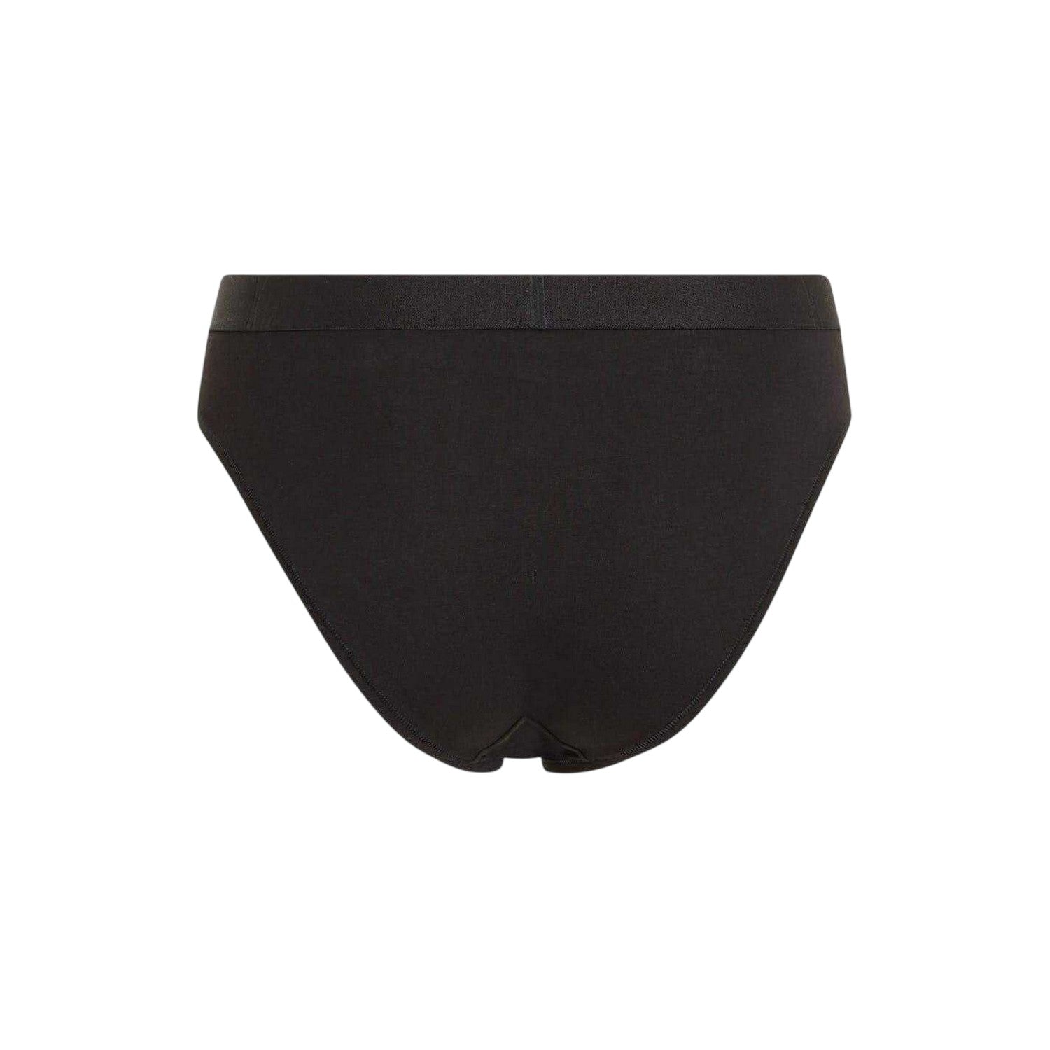 Black - Back - Tommy Hilfiger Womens-Ladies Full Logo Organic Cotton Briefs