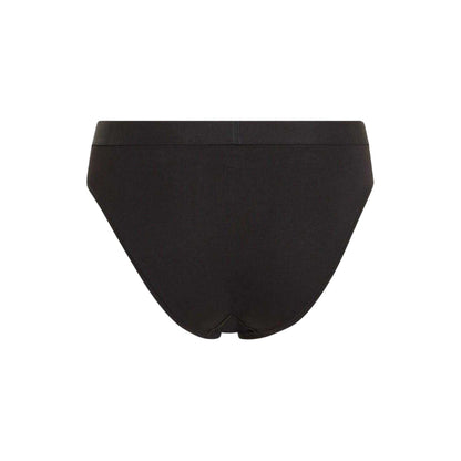 Black - Back - Tommy Hilfiger Womens-Ladies Full Logo Organic Cotton Briefs
