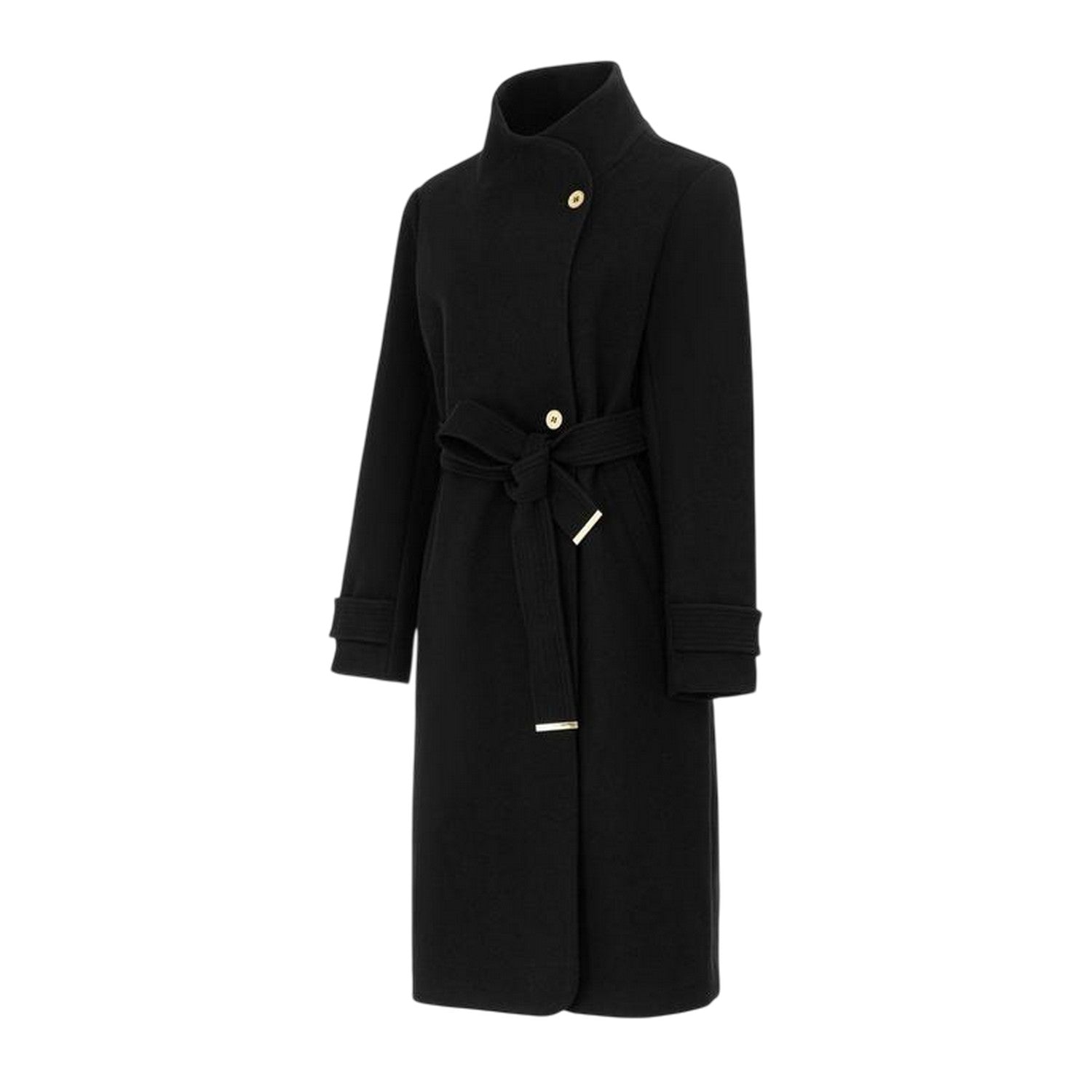 Black - Side - Biba Womens-Ladies Billie Coat