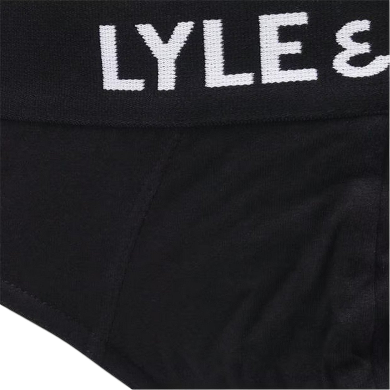 Black - Side - Lyle & Scott Mens Briefs (Pack of 3)