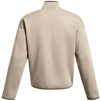 Brown - Back - Under Armour Mens Icon Relaxed Fit Sweat Jacket