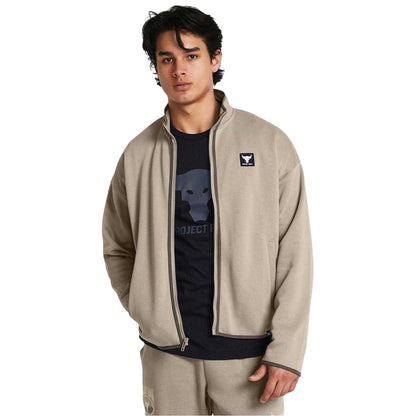 Brown - Lifestyle - Under Armour Mens Icon Relaxed Fit Sweat Jacket