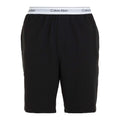Black - Front - Calvin Klein Mens Plain Lounge Shorts