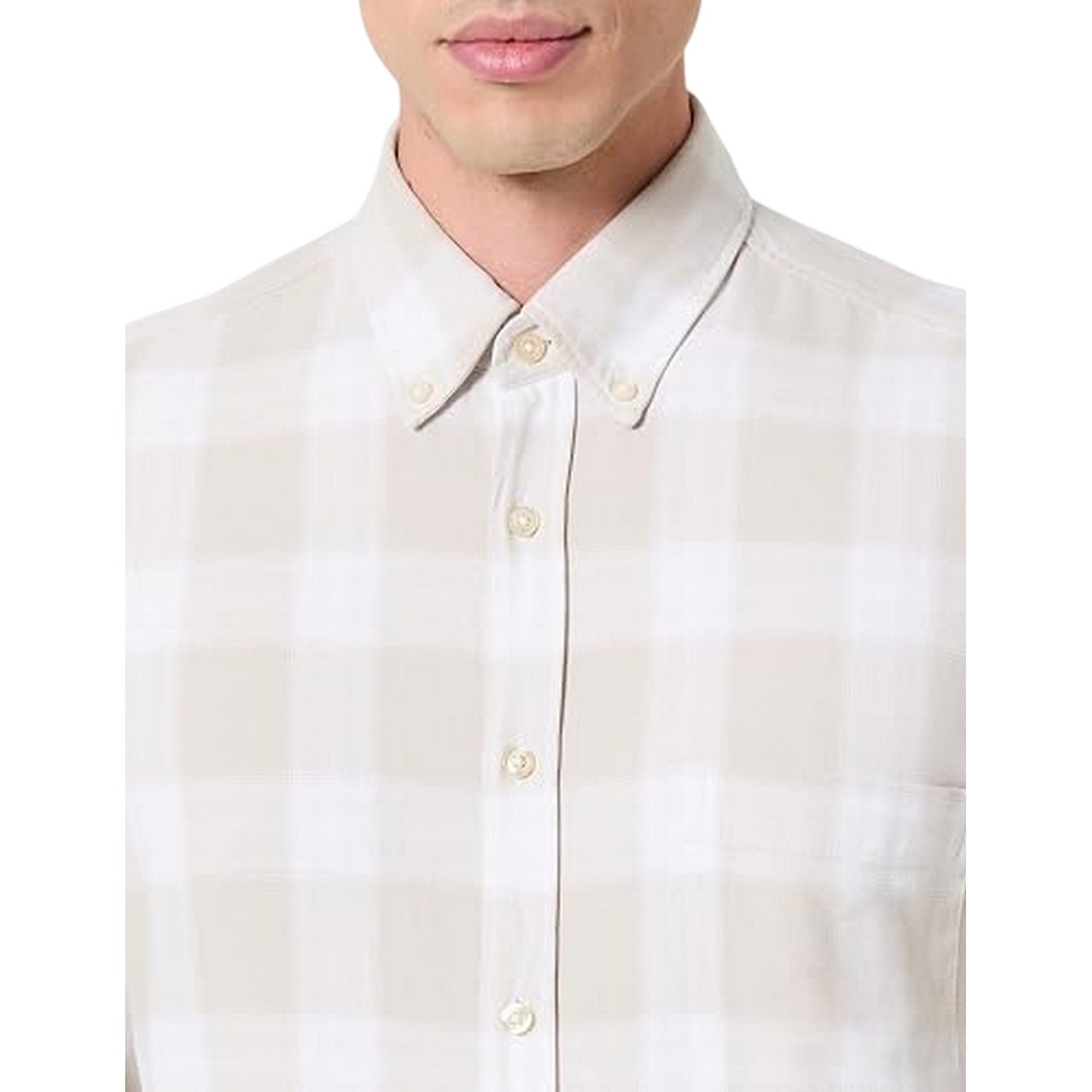 Light Beige - Side - Boss Mens Rickert Shirt