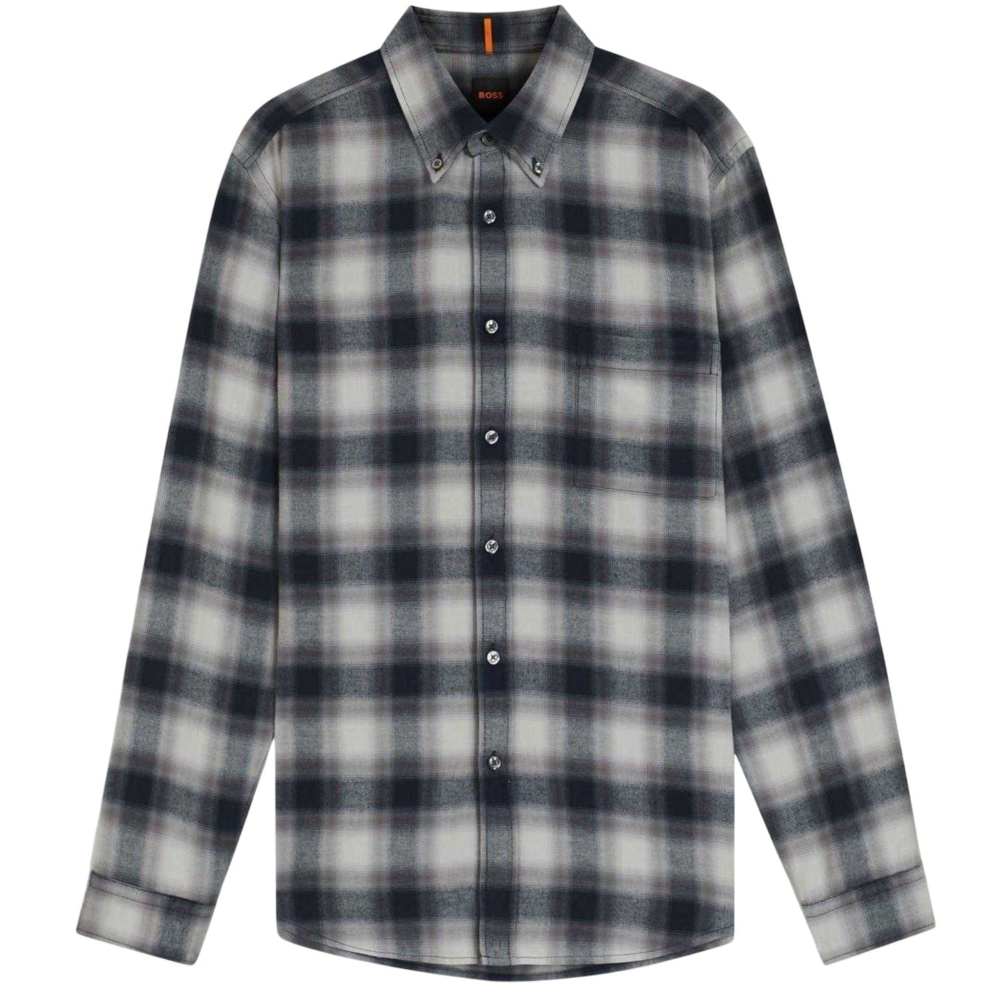 Grey - Front - Boss Mens Rickert Shirt