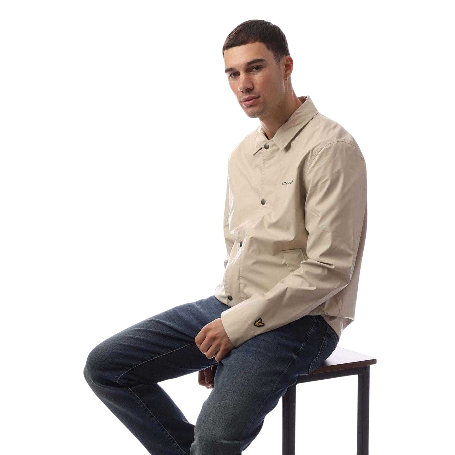 Beige - Lifestyle - Lyle & Scott Mens Coach Jacket
