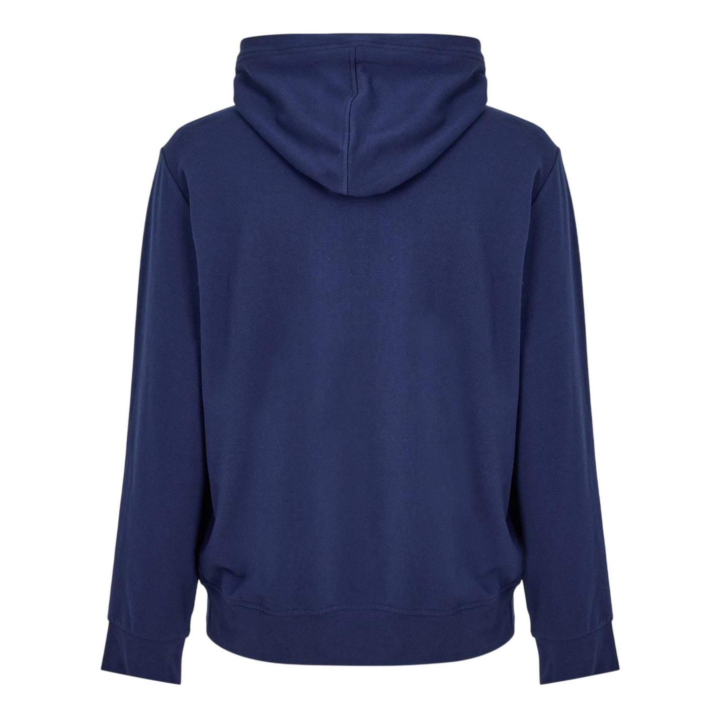 Navy - Back - Ralph Lauren Mens Polo Ribbed Cuff Full Zip Hoodie