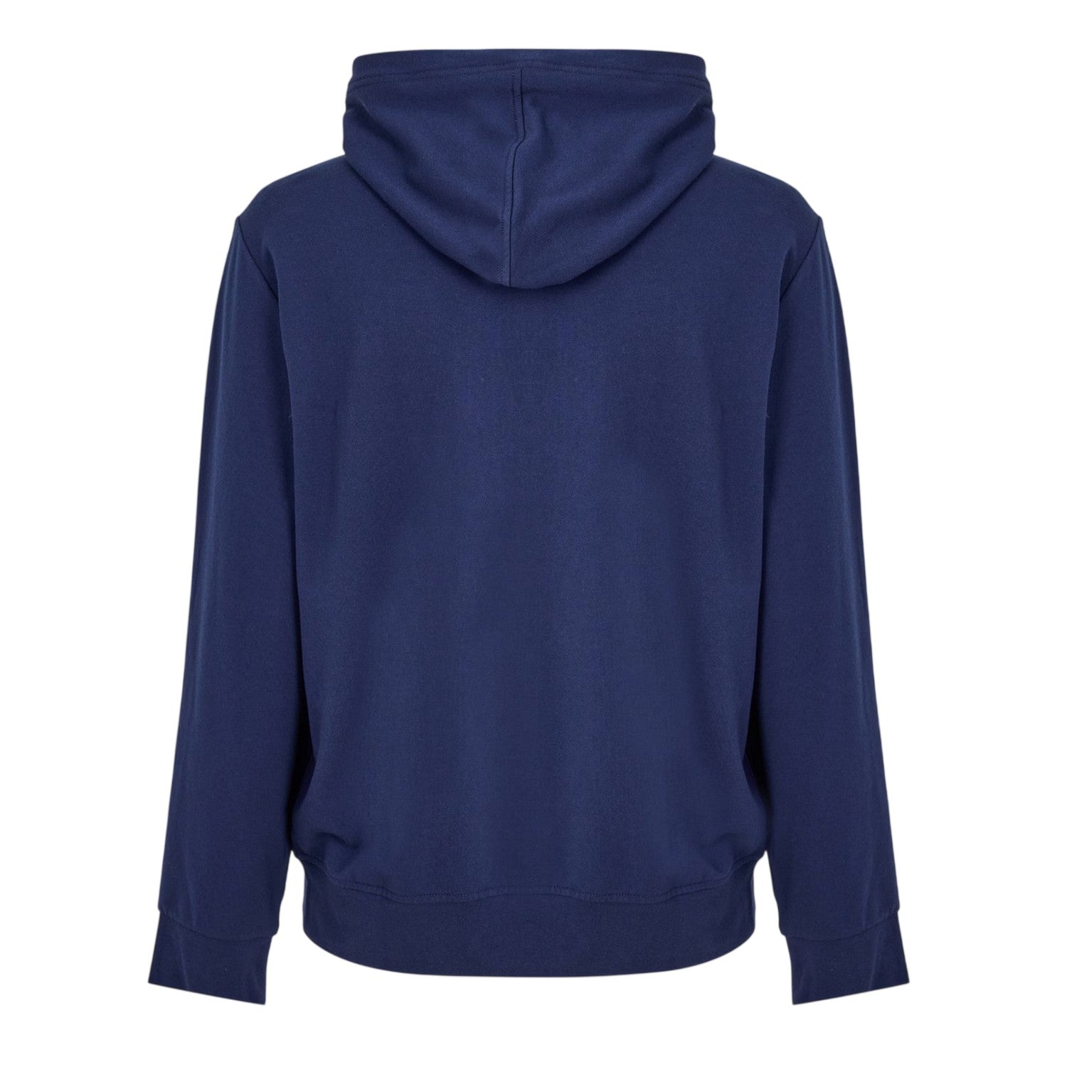 Navy - Back - Ralph Lauren Mens Polo Ribbed Cuff Full Zip Hoodie