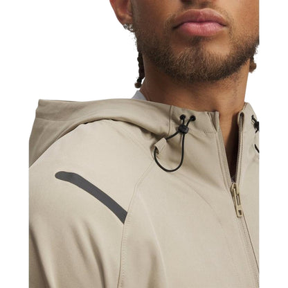 Brown - Side - Under Armour Mens Unstoppable Icon Performance Jacket