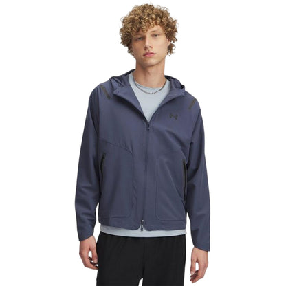Grey - Front - Under Armour Mens Unstoppable Icon Performance Jacket
