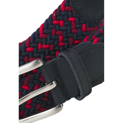 Navy Blazer - Side - Jack And Jones Mens Braided Leather Belt