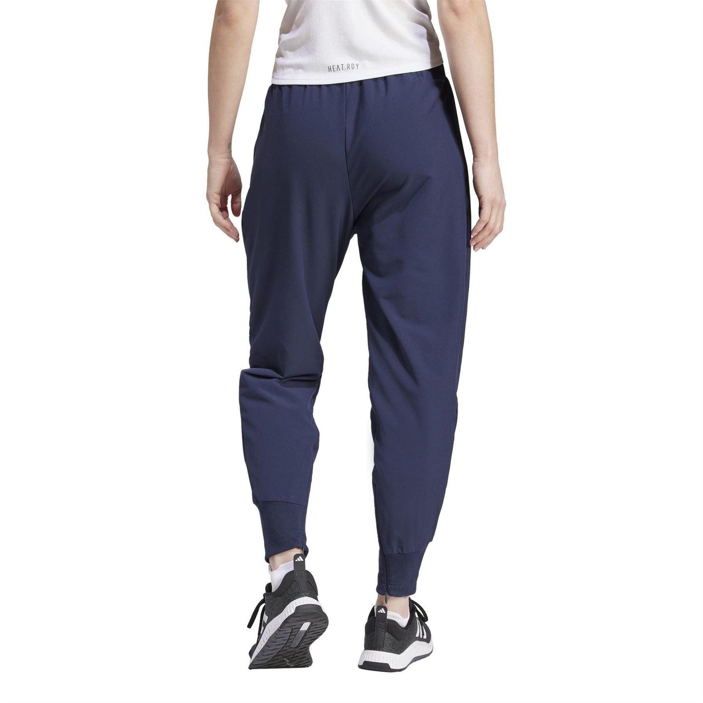 Legend Ink - Back - Adidas Womens-Ladies Team GB Tracksuit Bottoms