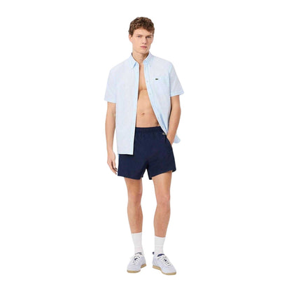 Navy - Lifestyle - Lacoste Mens Colour Block Swimming Trunks