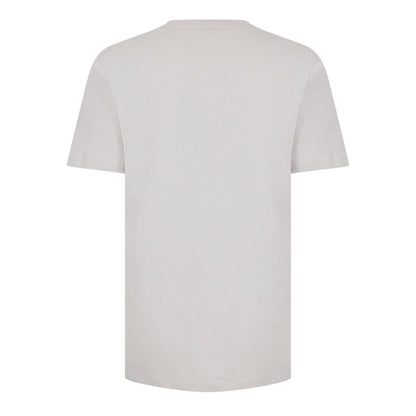 Grey - Back - Boss Mens Orange Premium Cotton T-Shirt