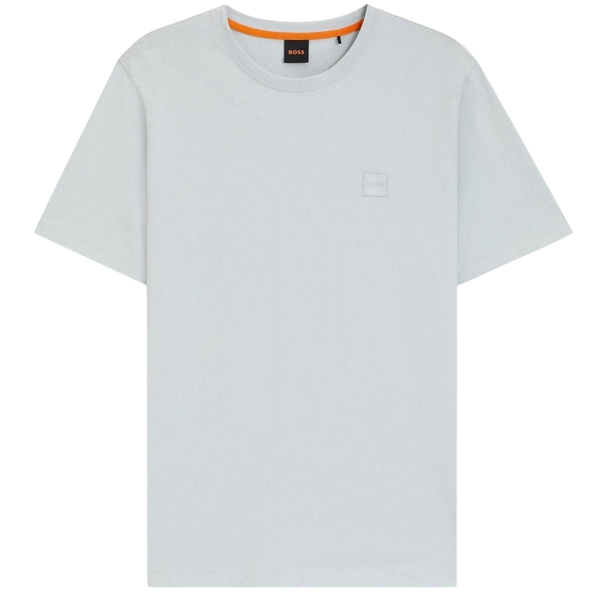 Light Grey - Front - Boss Mens Orange Premium Cotton T-Shirt