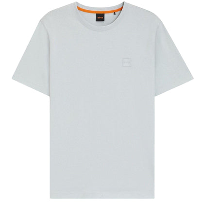 Light Grey - Front - Boss Mens Orange Premium Cotton T-Shirt
