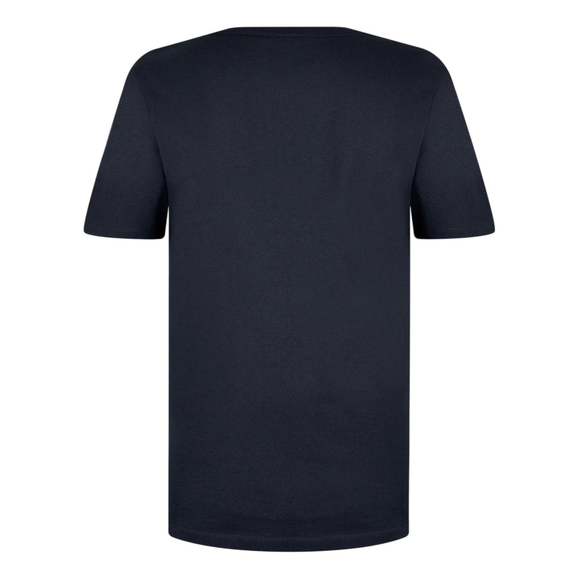 Navy - Back - Boss Mens Orange Premium Cotton T-Shirt