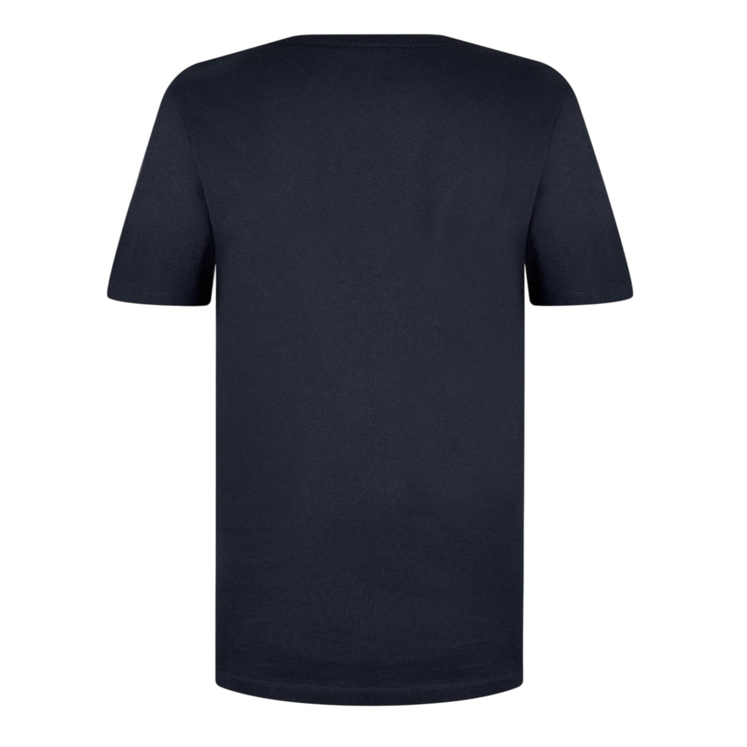 Navy - Back - Boss Mens Orange Premium Cotton T-Shirt