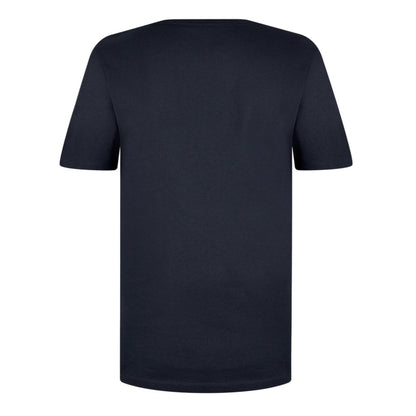 Navy - Back - Boss Mens Orange Premium Cotton T-Shirt