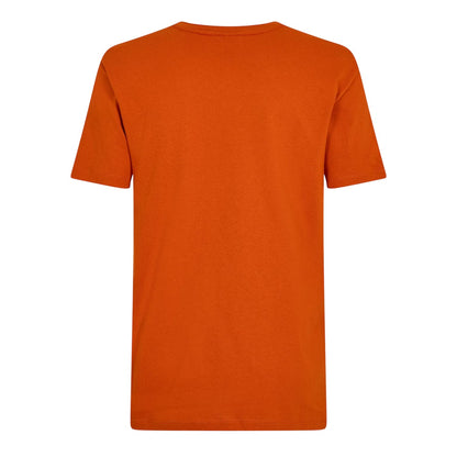 Orange - Back - Boss Mens Orange Premium Cotton T-Shirt