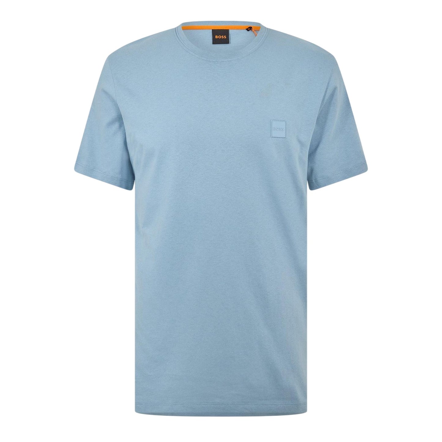 Pastel Blue - Front - Boss Mens Orange Premium Cotton T-Shirt