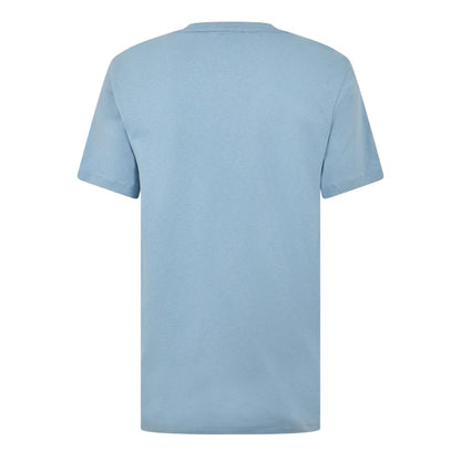Pastel Blue - Back - Boss Mens Orange Premium Cotton T-Shirt