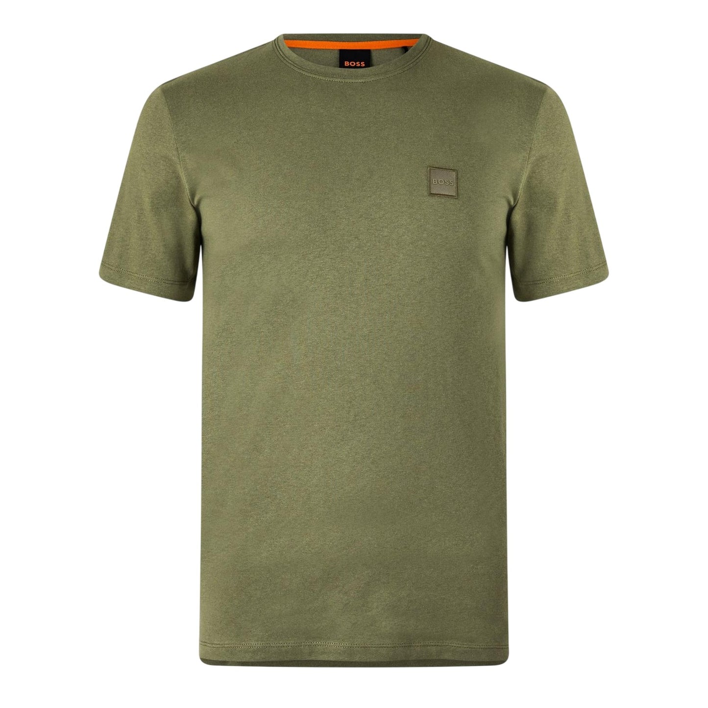 Sage - Front - Boss Mens Orange Premium Cotton T-Shirt