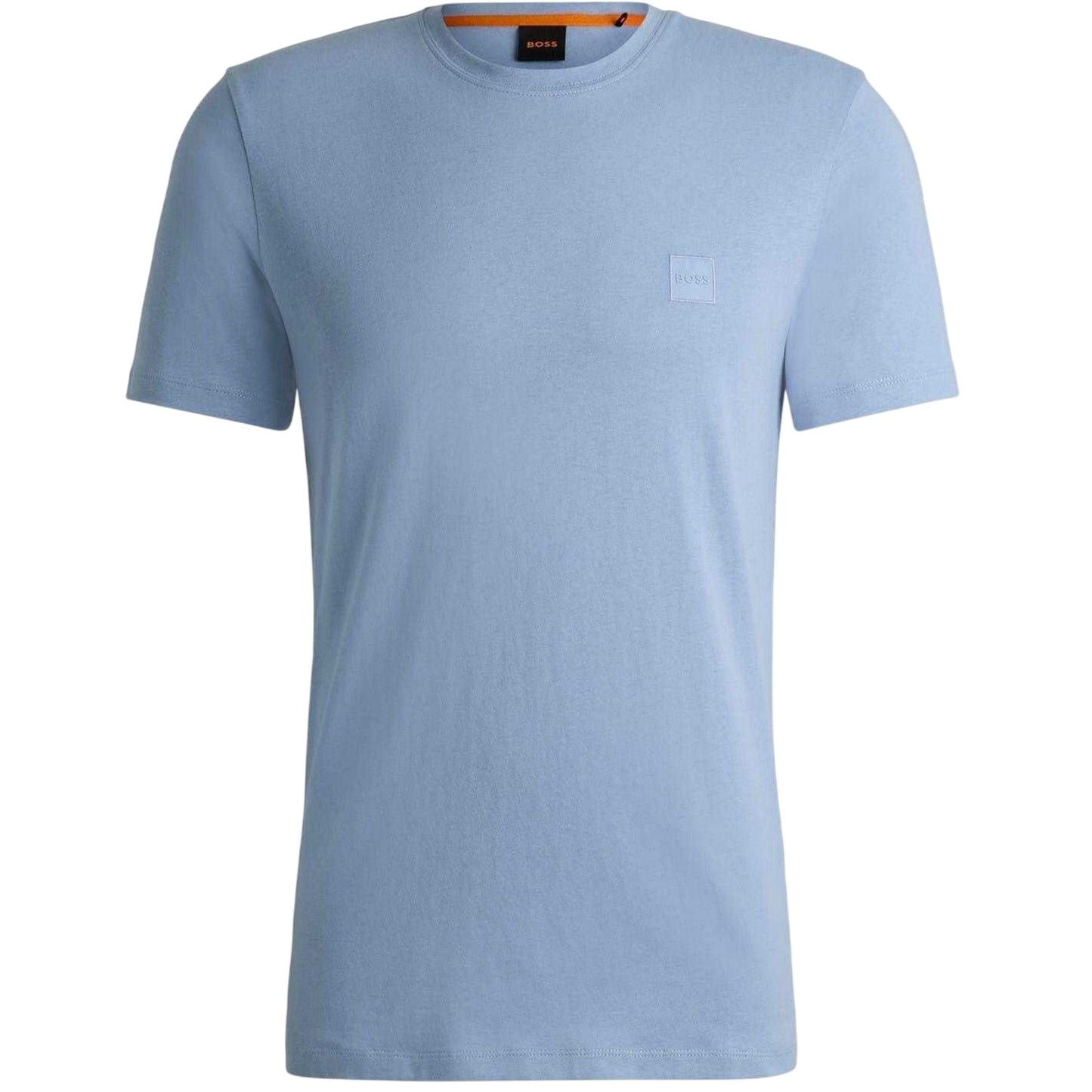 Sky Blue - Front - Boss Mens Orange Premium Cotton T-Shirt