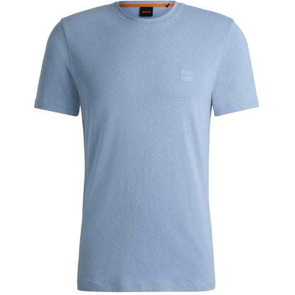 Sky Blue - Front - Boss Mens Orange Premium Cotton T-Shirt