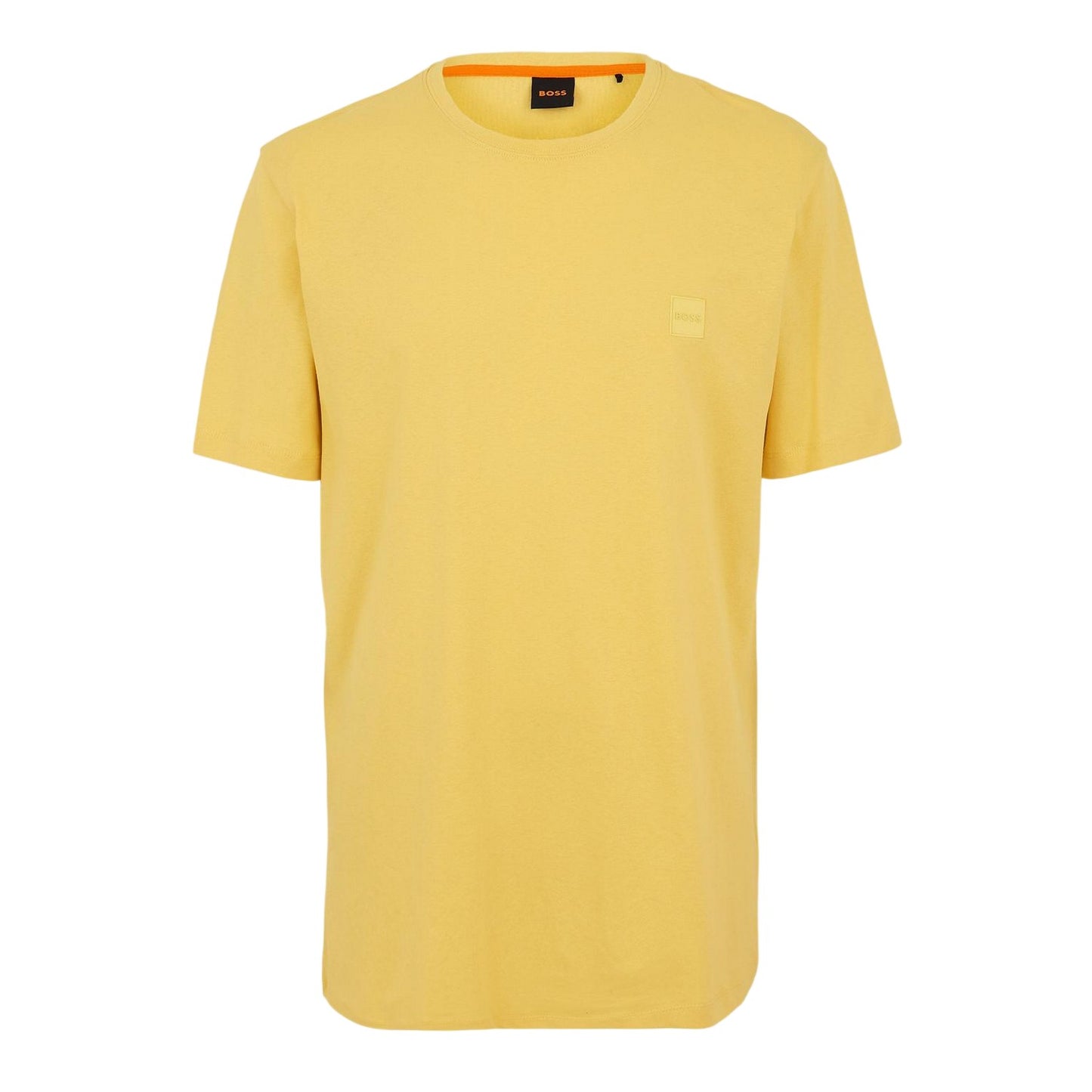 Yellow - Front - Boss Mens Orange Premium Cotton T-Shirt