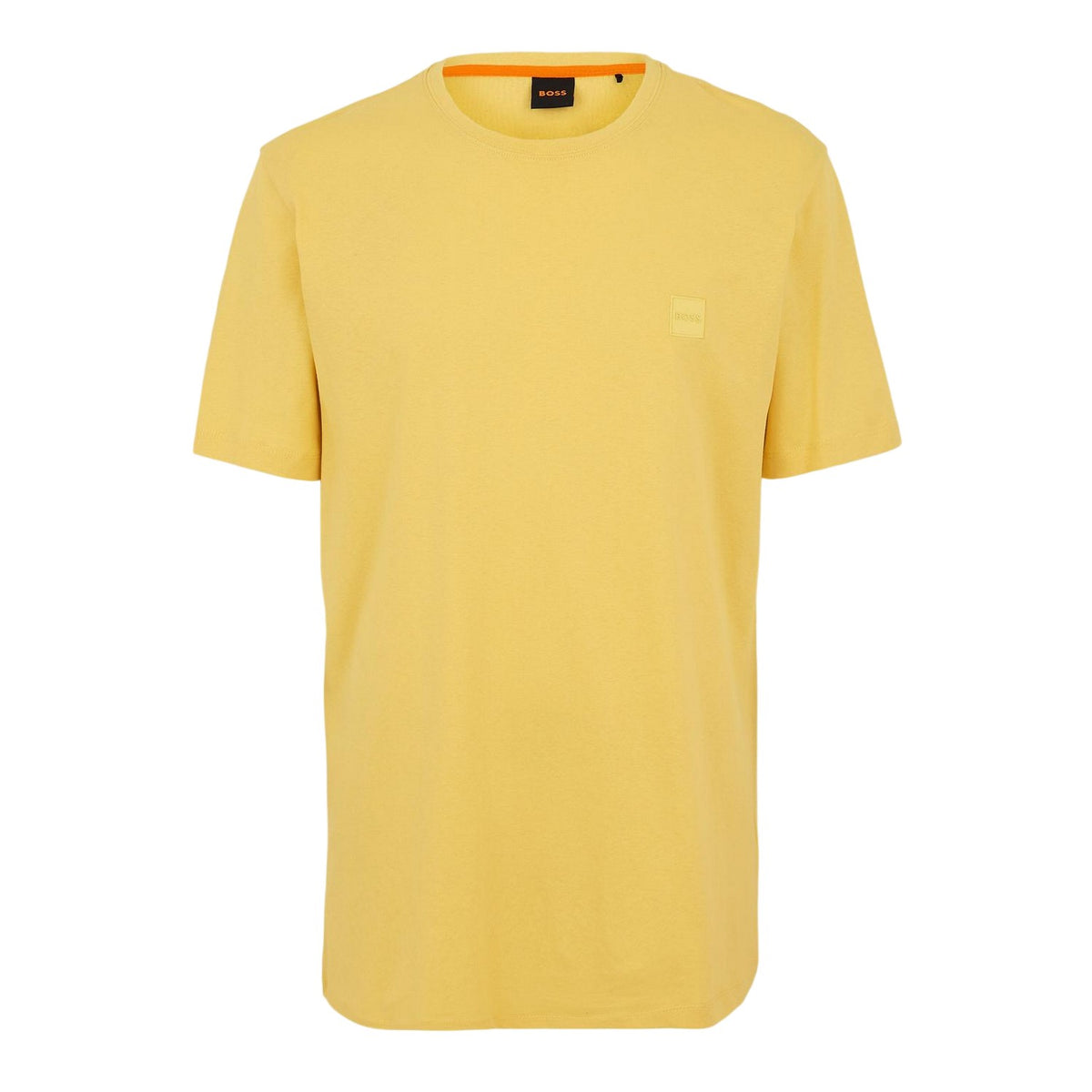 Yellow - Front - Boss Mens Orange Premium Cotton T-Shirt