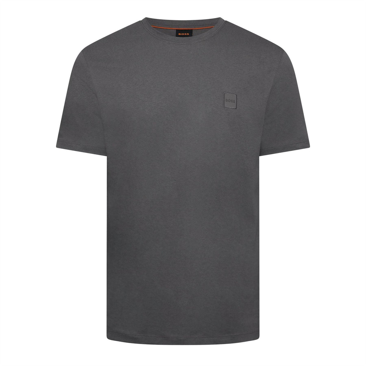 Dark Grey - Front - Boss Mens Orange Premium Cotton T-Shirt