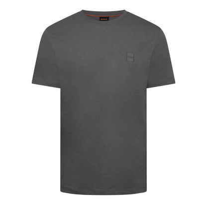 Dark Grey - Front - Boss Mens Orange Premium Cotton T-Shirt