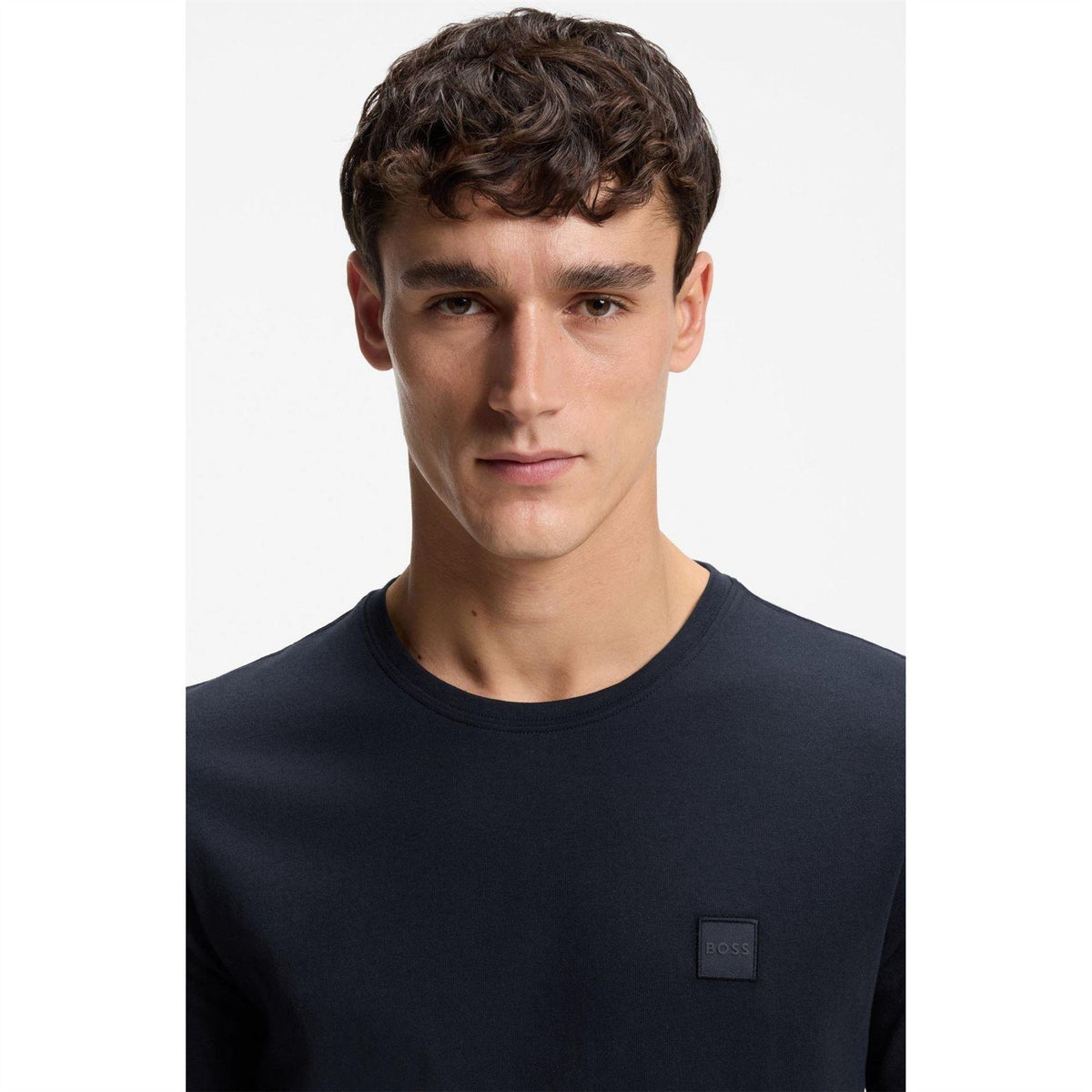 Dark Blue - Lifestyle - Boss Mens Orange Premium Cotton T-Shirt