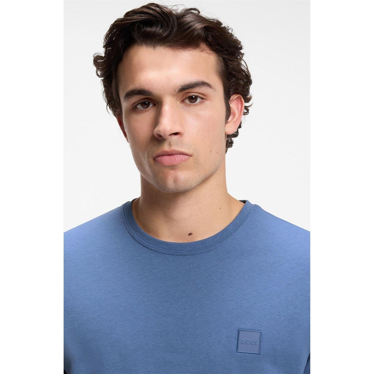Open Blue - Lifestyle - Boss Mens Orange Premium Cotton T-Shirt