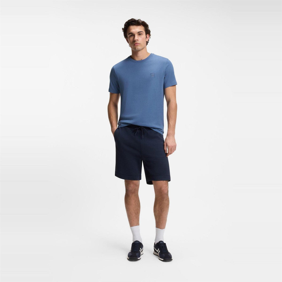 Open Blue - Pack Shot - Boss Mens Orange Premium Cotton T-Shirt