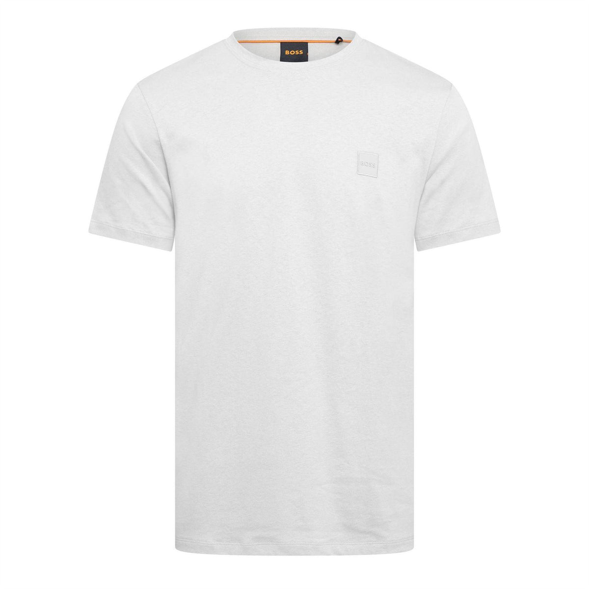 Silver - Front - Boss Mens Orange Premium Cotton T-Shirt