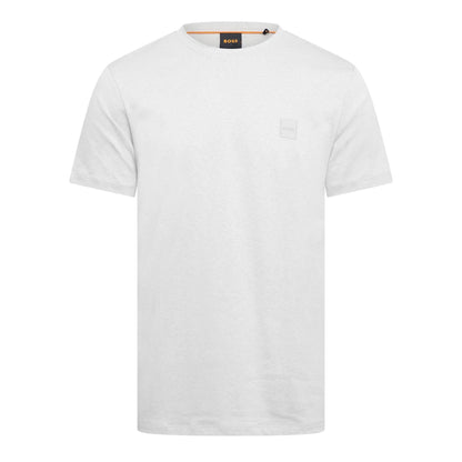 Silver - Front - Boss Mens Orange Premium Cotton T-Shirt
