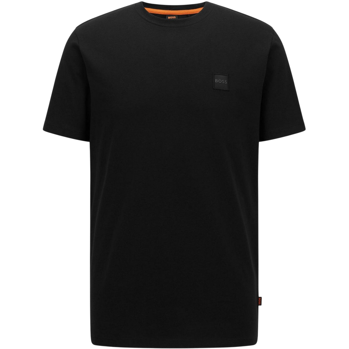 Black - Front - Boss Mens Orange Premium Cotton T-Shirt